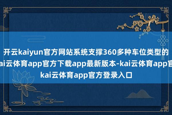 开云kaiyun官方网站系统支撑360多种车位类型的自动泊车-kai云体育app官方下载app最新版本-kai云体育app官方登录入口